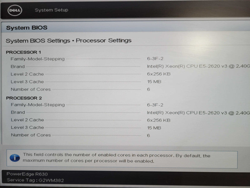 Dell PowerEdge R630 1U 2x Xeon E5-2620 v3 @ 2.4GHz 32GB RAM H730 Mini 8x 2.5" !