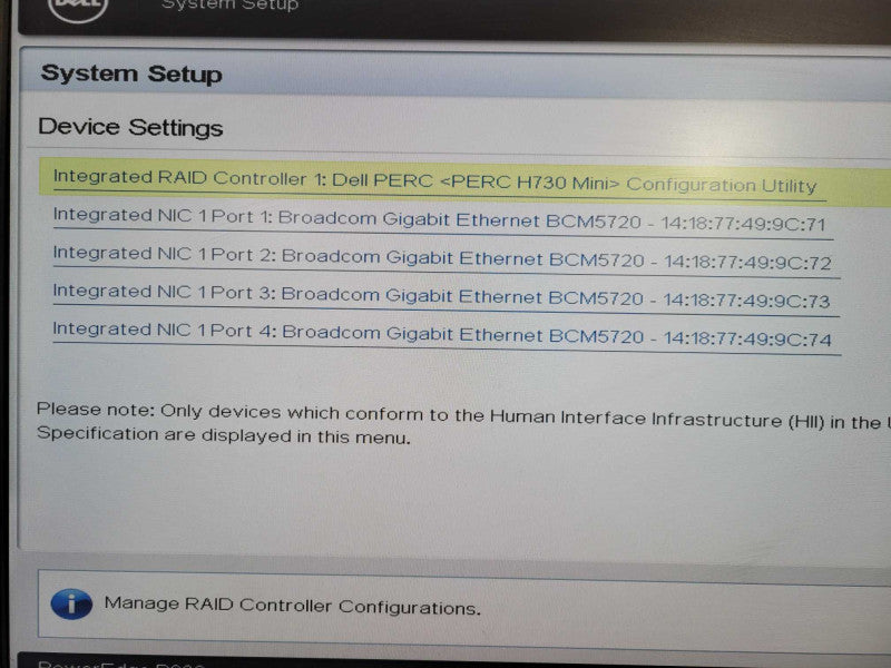 Dell PowerEdge R630 1U 2x Xeon E5-2620 v3 @ 2.4GHz 32GB RAM H730 Mini 8x 2.5" !