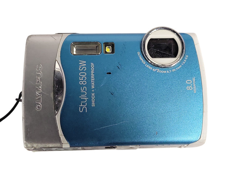 Olympus Stylus 850 SW 8.0MP Digital Camera, READ _