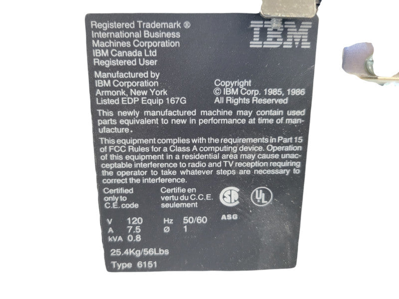 RARE - IBM RT PC Model 115 (6151) + IBM 6153 Monochrome Display +Model M