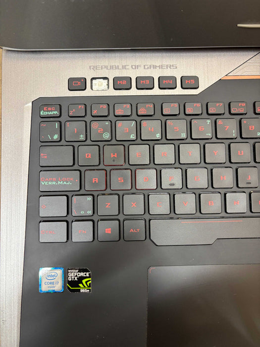 Asus ROG G752VL i7-6700HQ GTX965M 2GB GPU 16GB RAM 256SSD No Battery READ! Lap200