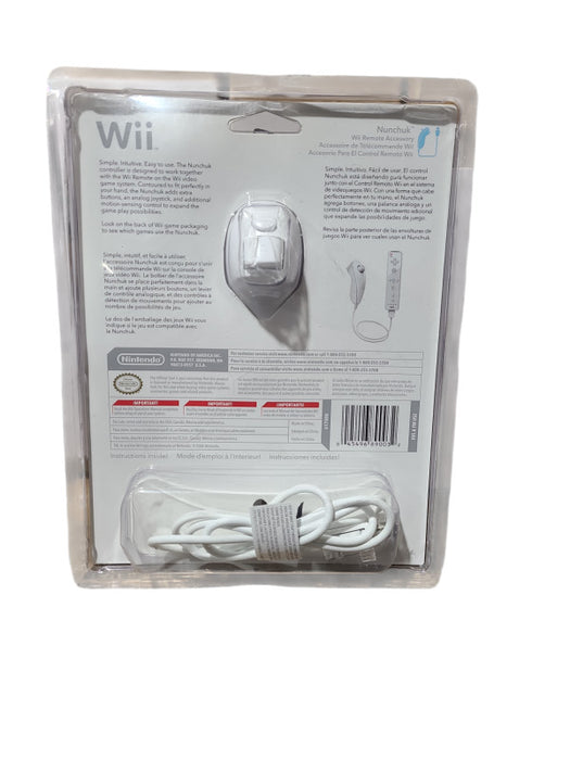 Official White Nunchuk For Nintendo Wii Q