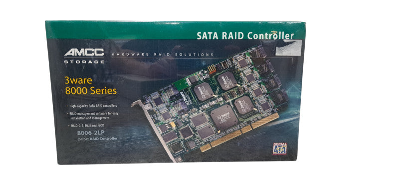 Brand New 3ware 8006-2LP 2-Port SATA RAID Controller PCI Card Q