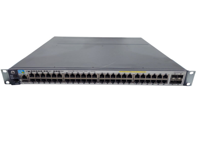 HP J9574A 3800-48G-PoE+-4SFP+ w/ 4Port Stacking Module Switch !