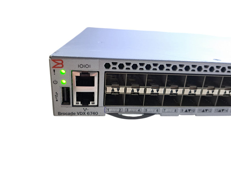 Brocade VDX 6740 Series BR-VDX6740-24-F 48 Port Managed Switch *READ*
