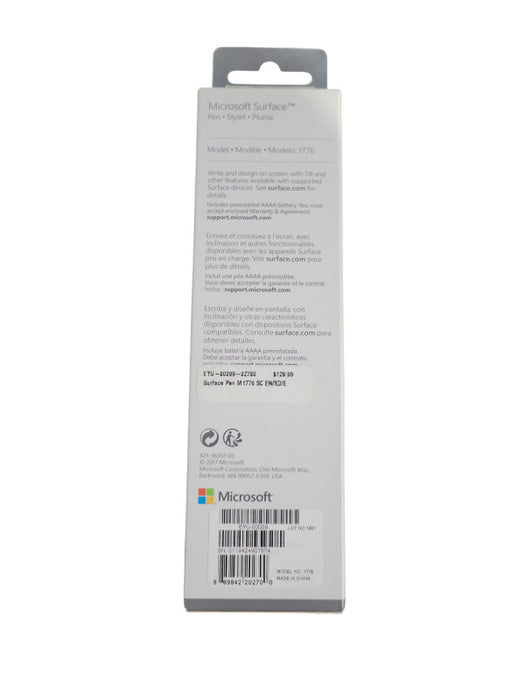 Microsoft Surface Model No. 1776 Pen Stylet SEALED !