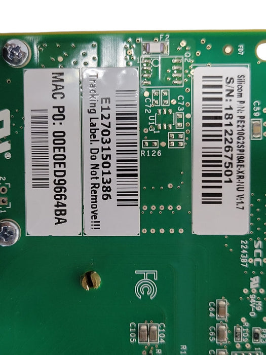 Silicom PE210G2SPI9AE-XR-NU Dual Port 10Gb Ethernet Adapter Q_