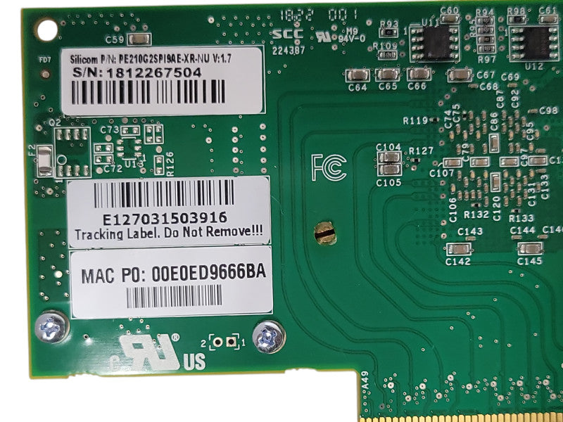 Silicom PE210G2SPI9AE-XR-NU Dual Port 10Gb Ethernet Adapter Q_