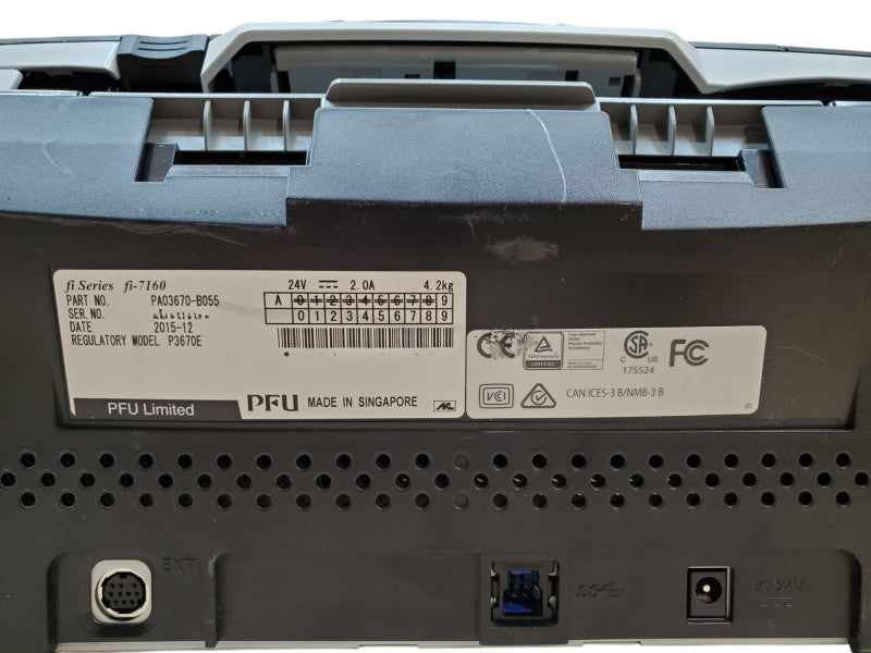 Fujitsu Fi-7160 Document Sheet-Fed Duplex Scanner *READ*