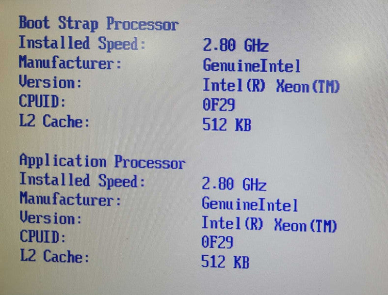LG Model MD SC5250-E | 2x Xeon 0F29 @ 2.80GHz | 8GB Memory | NO HDD