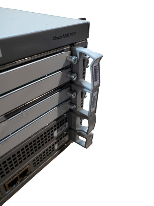 Cisco ASR 1004 w/ SPA-5x1GE-V2, ASR1000-ESP20, ASR1000-RP2, 2x PSU