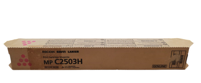 Genuine Ricoh Savin Lanier Toner MP C2503H -Magenta 841920 - New Q