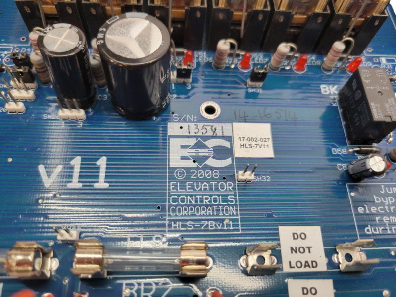ELEVATOR CONTROLS (CA) # HLS-7BV11 CIRCUT BOARD v11 (READ) %