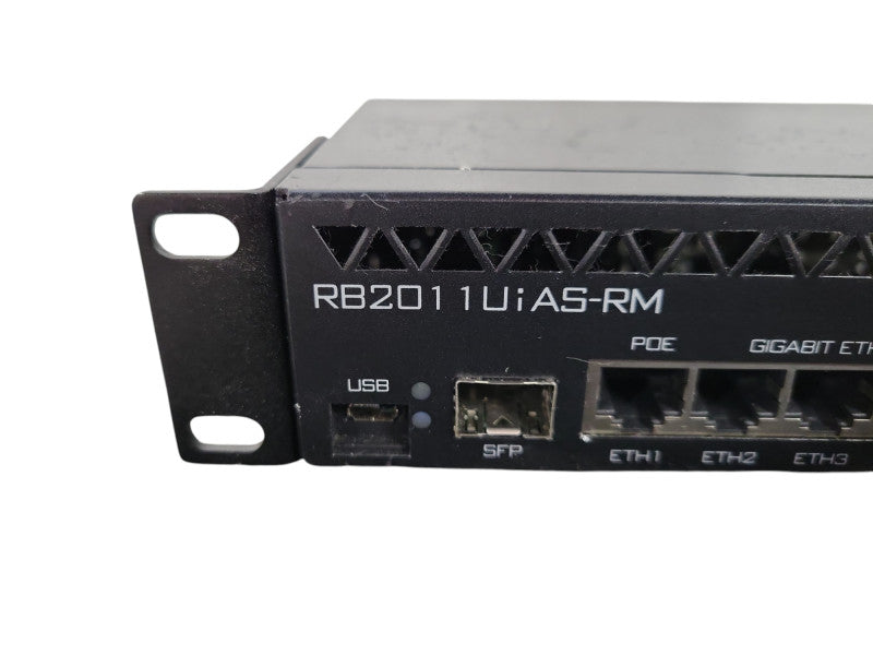 MikroTik RB2011UiAS-RM Routerboard Gigabit Router !