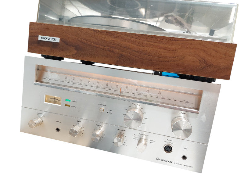 Pioneer Stereo Rondo 2000 Package Receiver with Speakers & Record Player  =