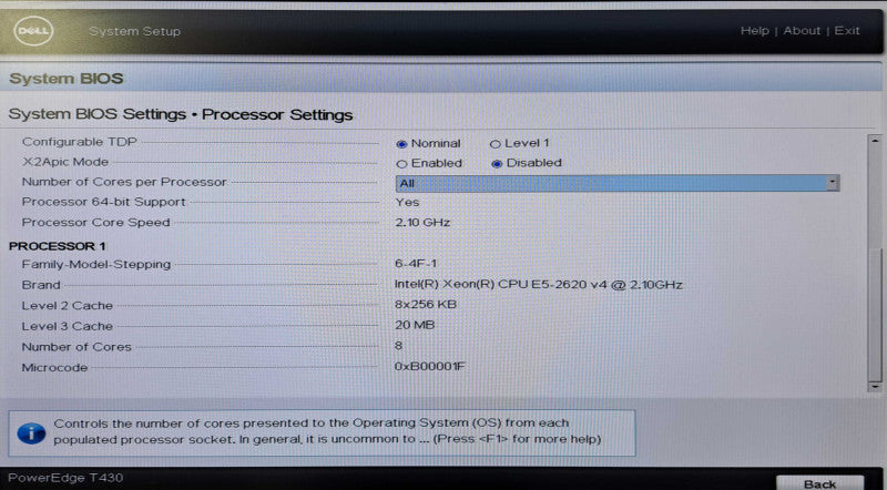 Dell PowerEdge T430 8x 3.5"| Xeon E5-2620 v4 @2.10GHz, 64GB DDR4, H730 RAID