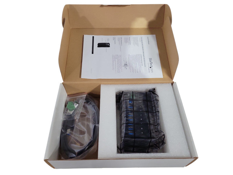 NEW OPEN BOX StarTech 7-Port Industrial USB 3.0 Hub with ESD Protection !