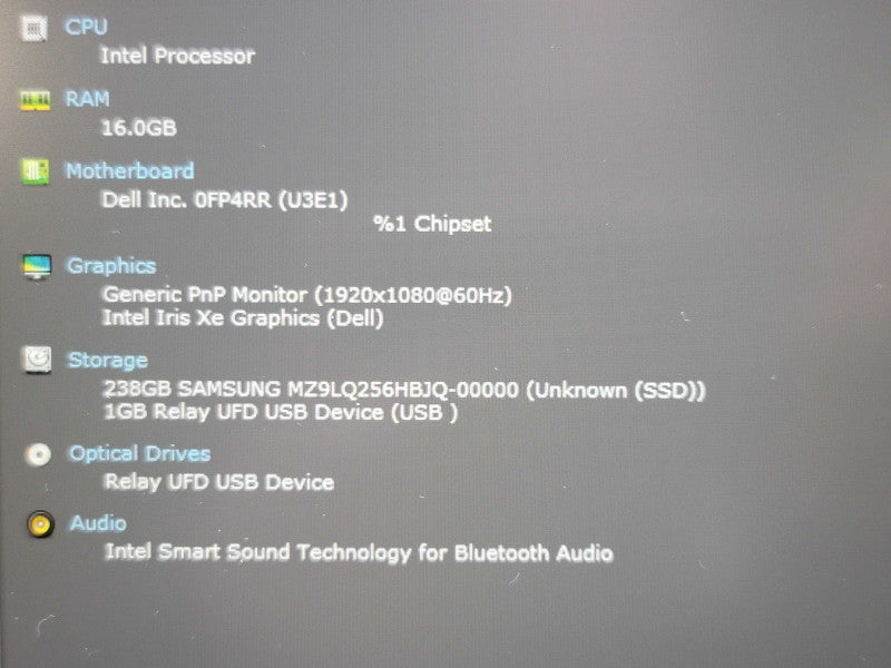Dell Latitude 5440 i7-1355U 16GB RAM 256GB SSD READ  β Lap200