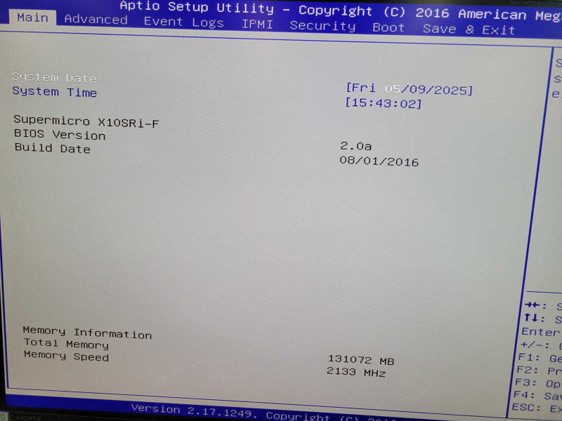 Supermicro X10SRi-F / 813M-4 - Xeon E5-2620 v4 128GB DDR4 NO HDD 2x400W PSU %