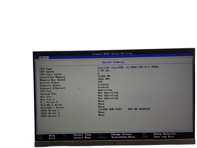 Lenovo ThinkCentre M720s SFF  i5 - 9400 @ 2.90GHz 16GB DDR4 Ram Qθ