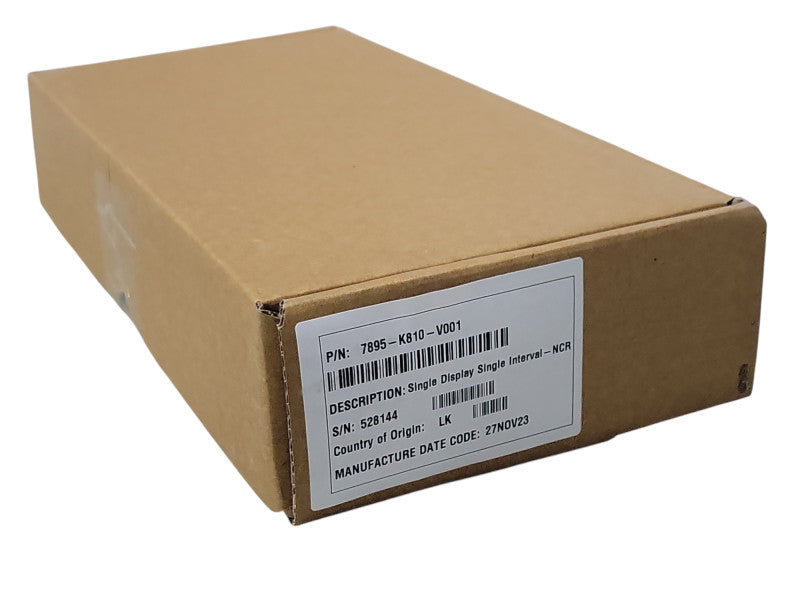 New NCR 7895-K810-V001 Single Display Single Interval  Q_