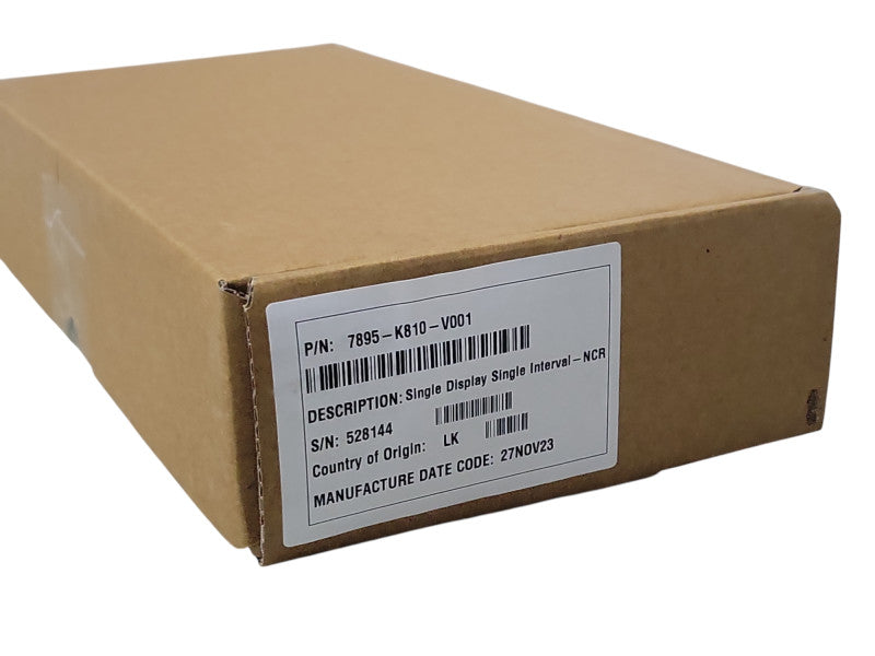 New NCR 7895-K810-V001 Single Display Single Interval  Q_