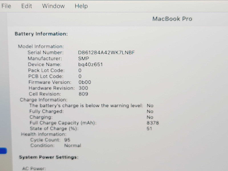 Apple Macbook Pro 2019 16" 6-Core i7-9750H @ 2.6GHz 32GB DDR4 1TB SSD (