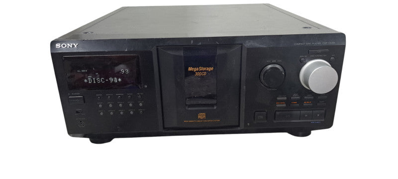 Sony CDP-CX355 300 Disc Mega Storage CD Changer Player No Remote