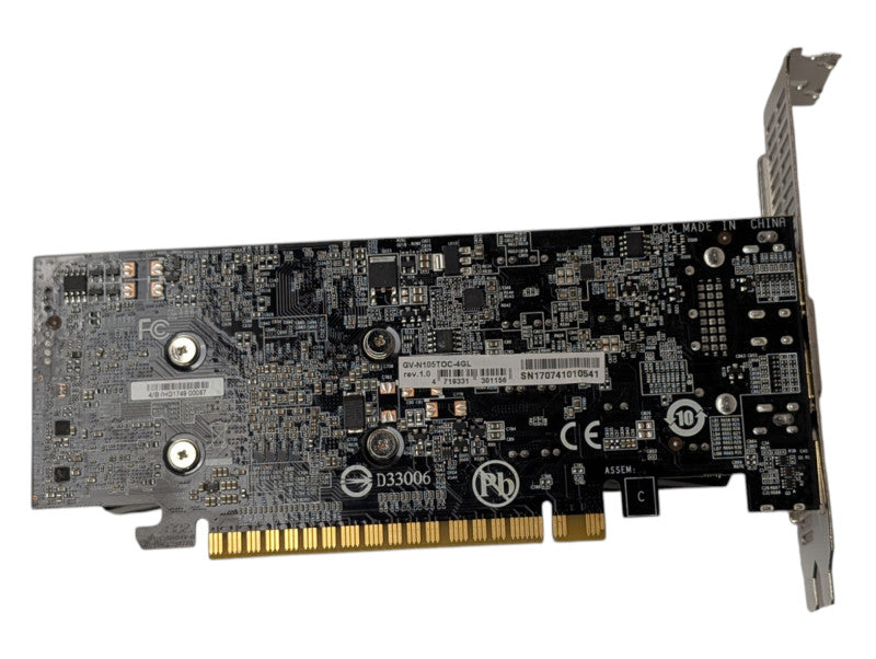 GIGABYTE NVIDIA GeForce GTX 1050 Ti 4GB Graphics Card GV-N1050TOC-4GL -
