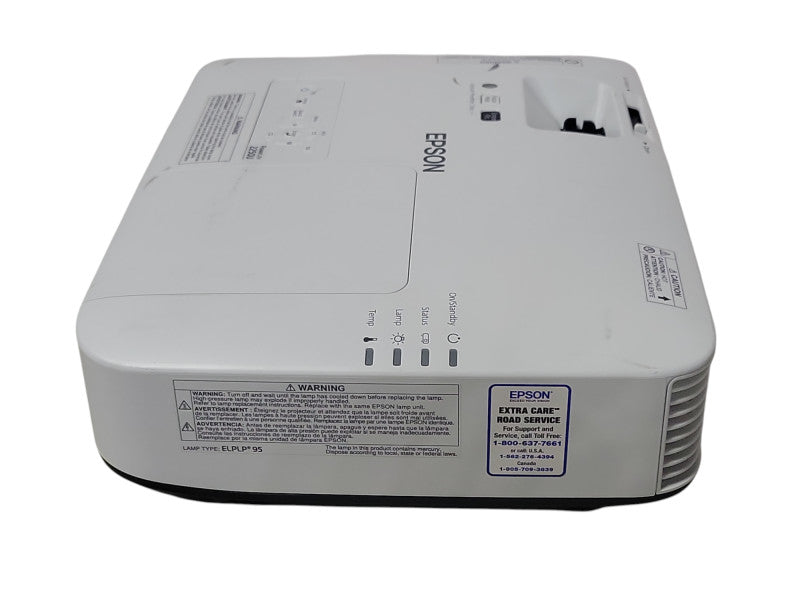 Epson PowerLite 2250U 3LCD Projector 5000 Lumens 1920x1200 892 Hours _