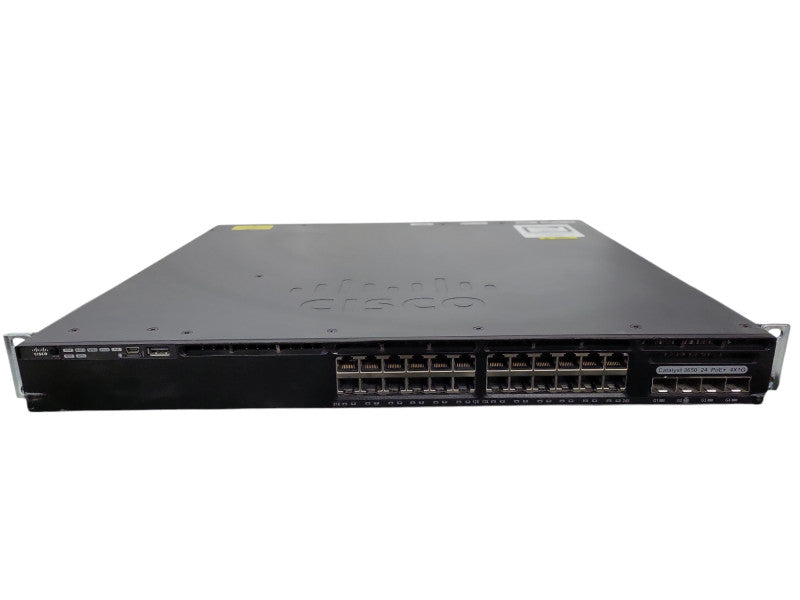 Cisco WS-C3650-24PS-E | 24-Port Gigabit PoE+ Switch | 4x SFP 1x PSU !