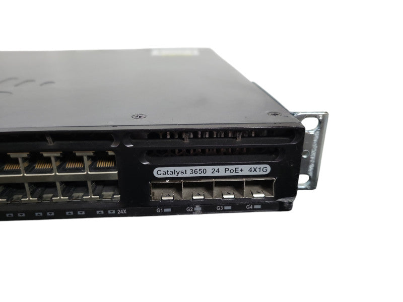 Cisco WS-C3650-24PS-E | 24-Port Gigabit PoE+ Switch | 4x SFP 1x PSU !