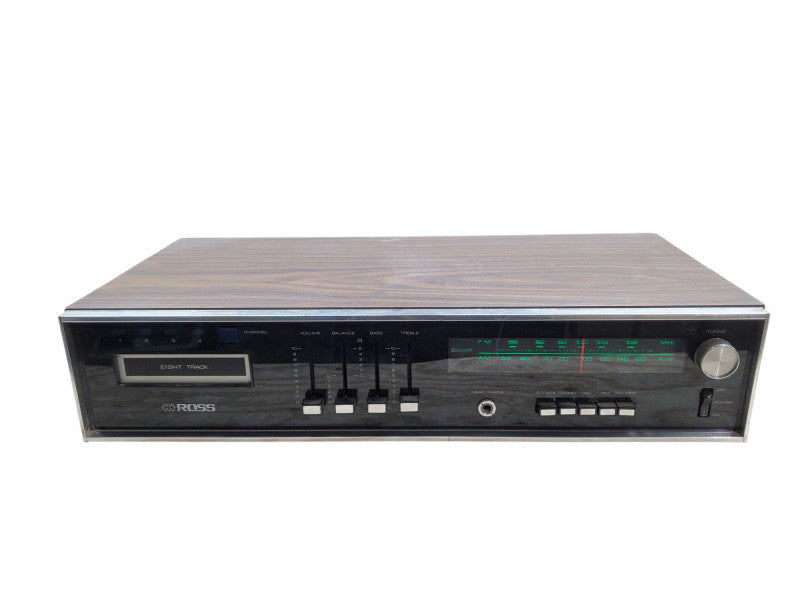 Ross Stereo Combination Multiplex System 8-Track Model 6800 *READ*