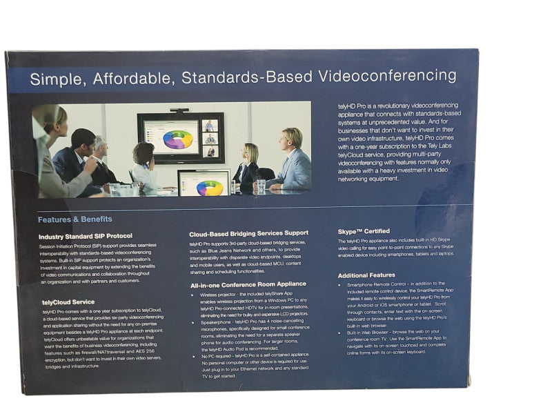 New TelyHD Pro Video Conferencing Camera 02-THPRO-01-01 Q_