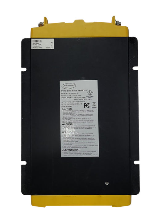 Go Power Pure Sine Wave inverter GP-ISW2000-12, Powers on, READ _