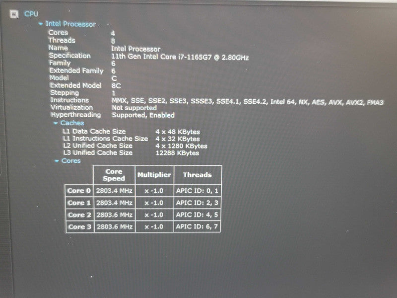 Lenovo ThinkBook 14 G2 ITL i7-1165G7 16GB DDR4 256GB SSD READ β Lap200