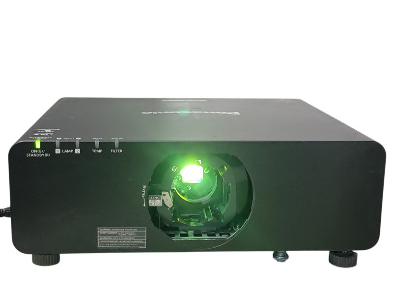 Panasonic DLP Projector PT-DZ770UK, No Lens, No remote control, READ _