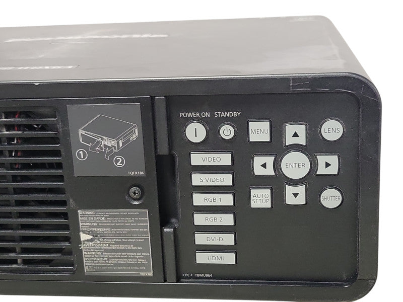 Panasonic DLP Projector PT-DZ770UK, No Lens, No remote control, READ _