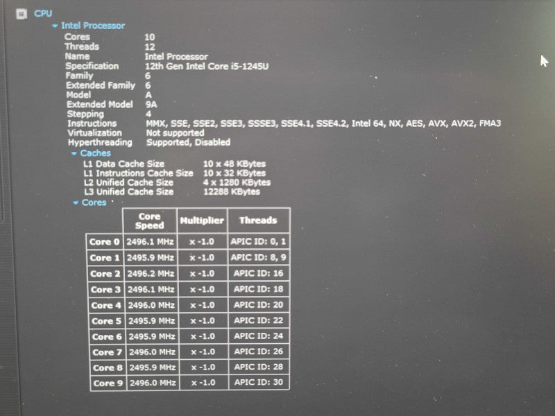 Lenovo ThinkPad X13 Gen 3 i5- 1245U 16GB RAM 256GB SSD TOUCH! β Lap200