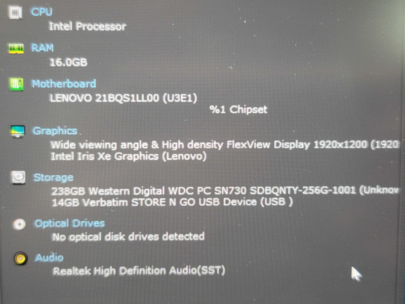 Lenovo ThinkPad X13 Gen 3 i5- 1245U 16GB RAM 256GB SSD TOUCH! β Lap200