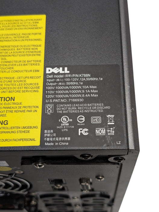 DELL UPS 1000W K788N READ  -