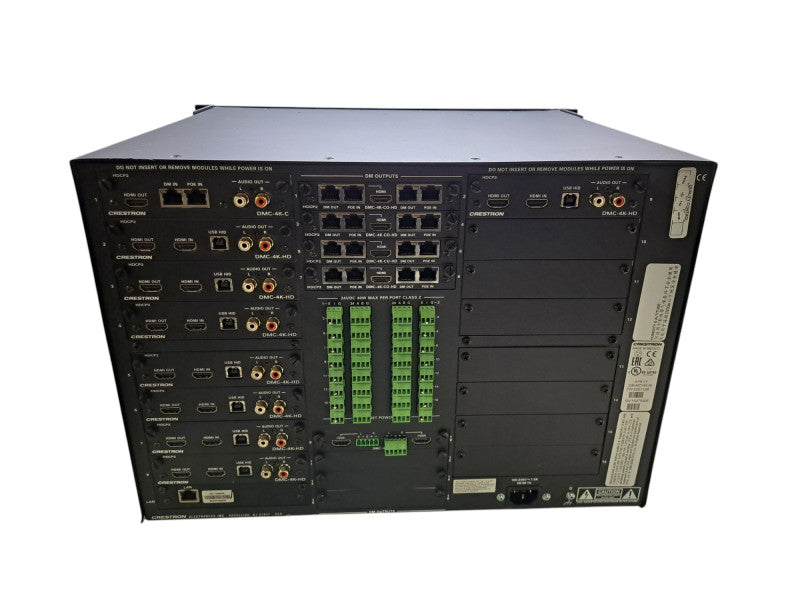 Crestron DM-MD16X16 w/ 8x DMC-4K-HD, 4x DMC-4K-CO-HD, 1x DMC-4K-C *READ*