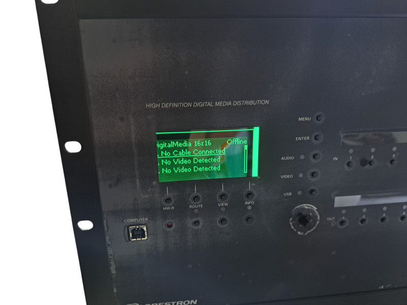 Crestron DM-MD16X16 w/ 8x DMC-4K-HD, 4x DMC-4K-CO-HD, 1x DMC-4K-C *READ*