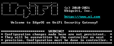 Ubiquiti Networks UniFi USG Security Gateway | Factory Reset !