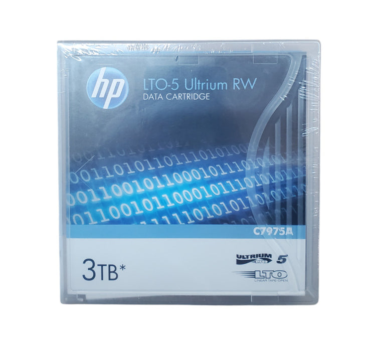 HP LTO-5 Ultrium RW 3TB C7975A Data Cartridge - New Q