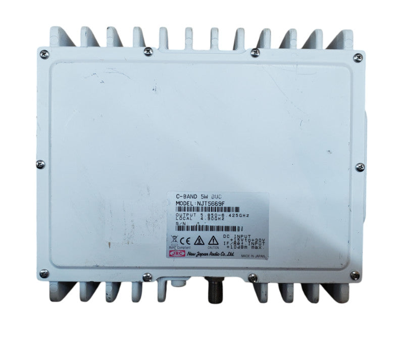 New Japan Radio  C-Band 5w BUC NJT5669F 5.85-6.425GHz *READ* Q