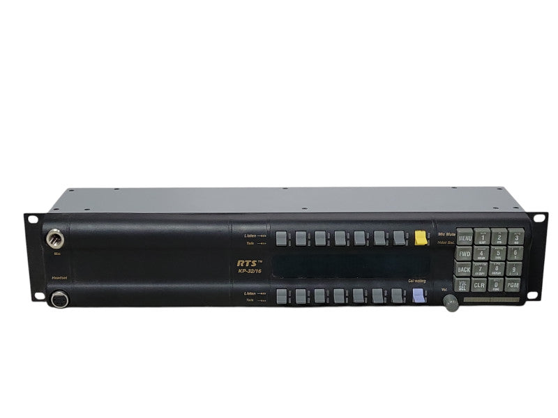 RTS KP-32/16 Telex 32-Key Intercom Panel, No POWER SUPPLY, READ _