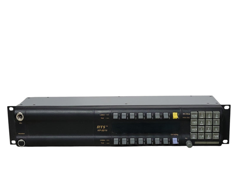 RTS KP-32/16 Telex 32-Key Intercom Panel, No POWER SUPPLY, READ _