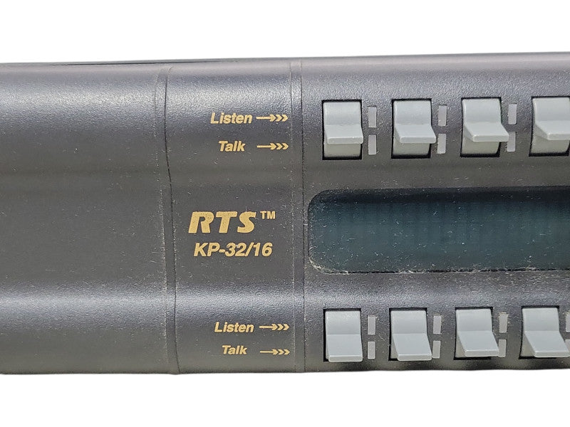 RTS KP-32/16 Telex 32-Key Intercom Panel, No POWER SUPPLY, READ _
