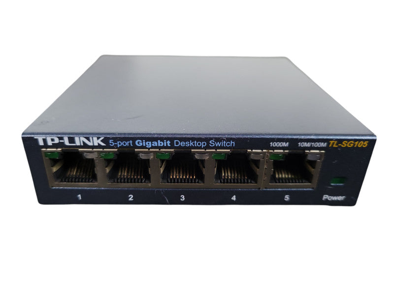 TP-LINK TL-SG105 5-Port Gigabit Desktop Switch 10/100/1000mbps !